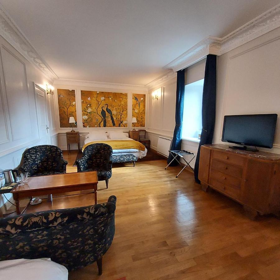 Les Chambres Du Chateau Du Rozel Le Rozel Exteriör bild