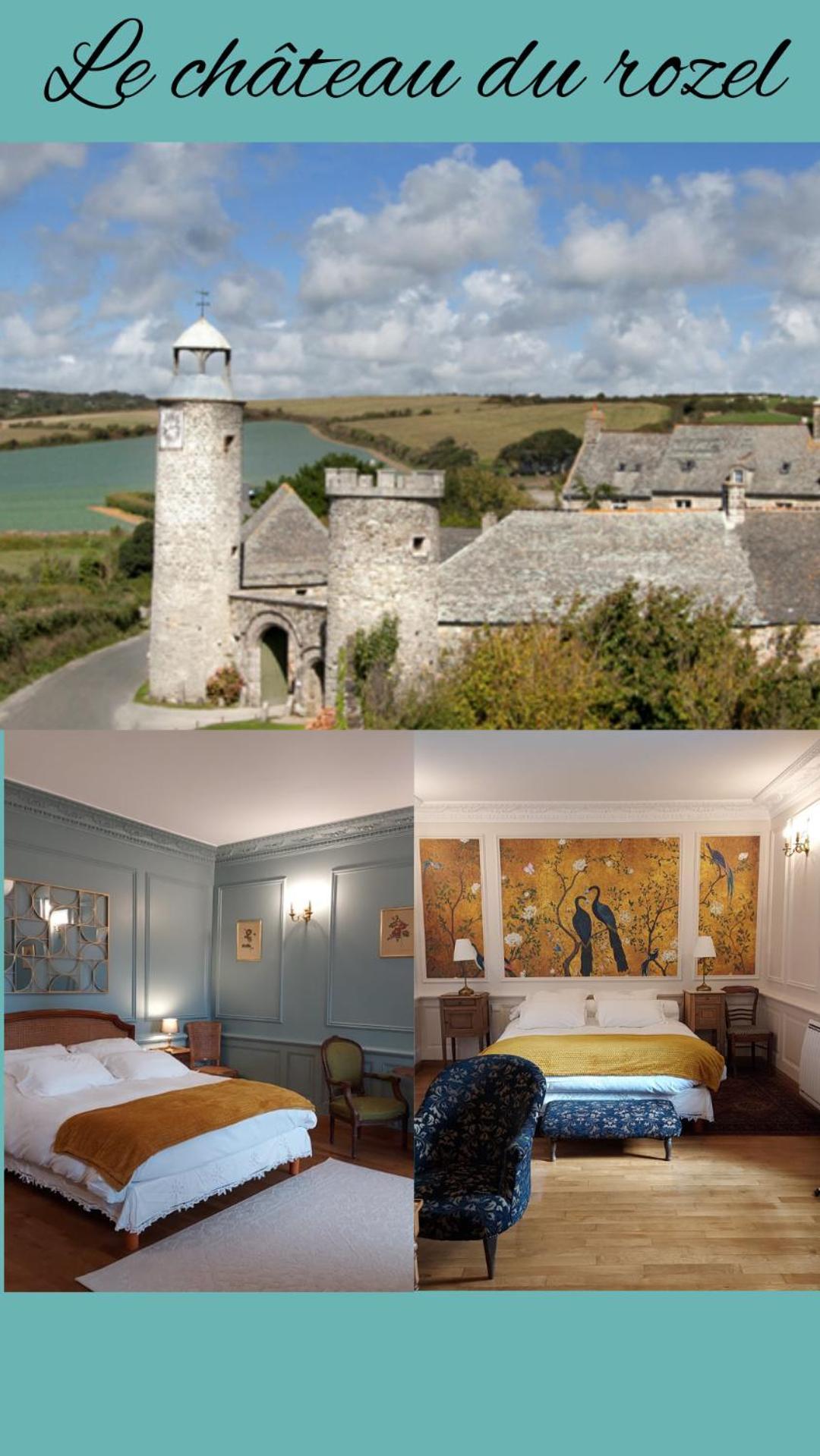 Les Chambres Du Chateau Du Rozel Le Rozel Exteriör bild